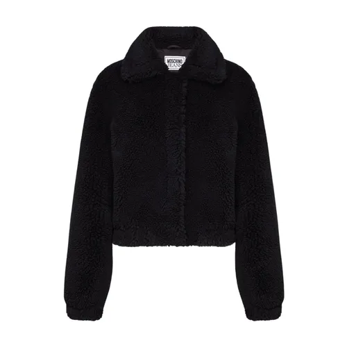 Jackets > Faux Fur & Shearling Jackets - - Moschino - Modalova