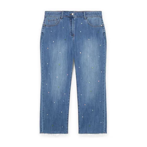 Jeans > Cropped Jeans - - Fiorella Rubino - Modalova