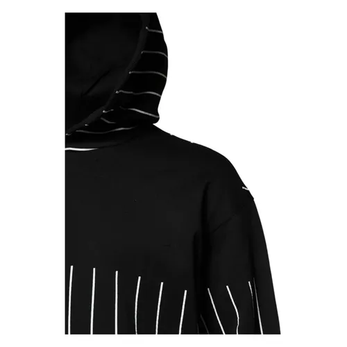 Black White Stripe Hooded Sweater - Dolce & Gabbana - Modalova