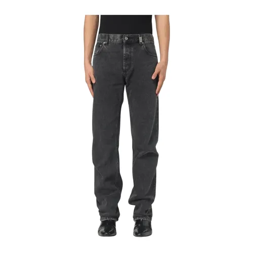 Black Relaxed Fit Jeans - Alexander McQueen - Modalova