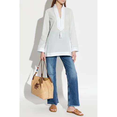 Side-Slit Top - Tory Burch - Modalova