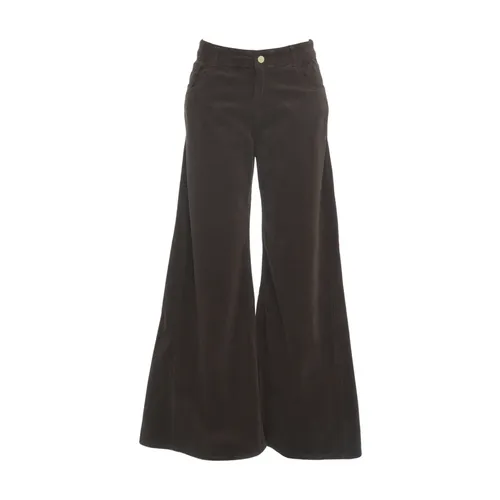 Trousers > Wide Trousers - - Kaos - Modalova