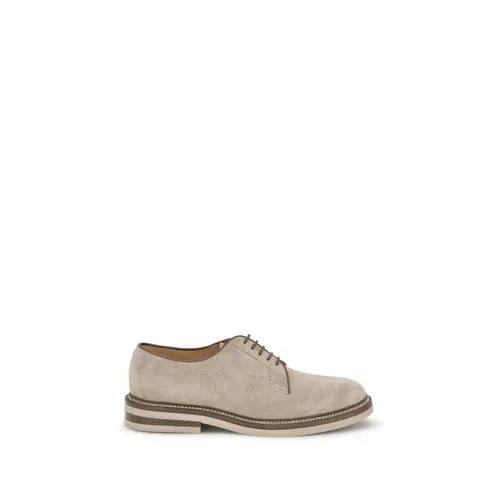 Shoes > Flats > Laced Shoes - - Brunello Cucinelli - Modalova
