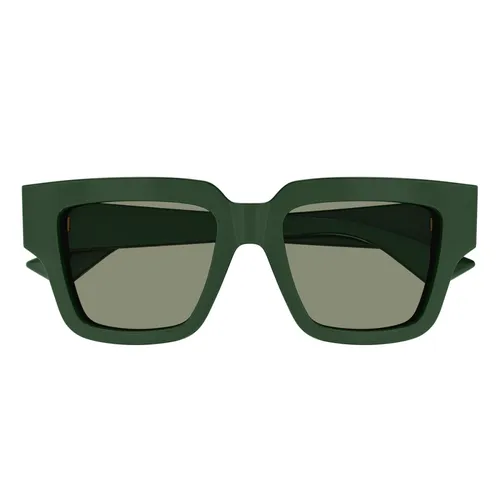 Oversized Rectangular Sunglasses - Bottega Veneta - Modalova