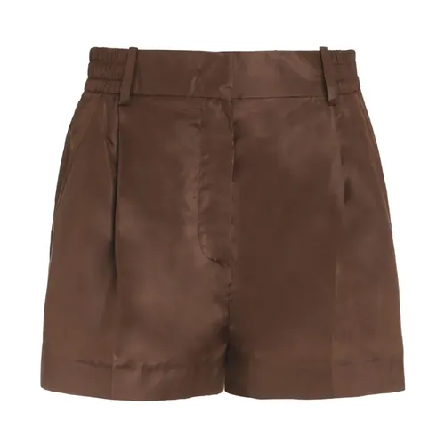 Pressed-Crease Tailored Shorts - Valentino - Modalova