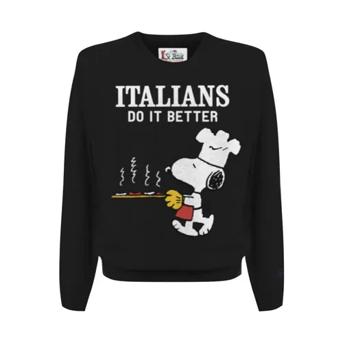 Snoopy Round Neck Pullover - MC2 Saint Barth - Modalova
