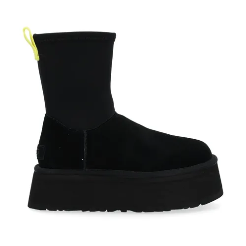 Classic Dipper Black Suede Neoprene Boots - UGG - Modalova
