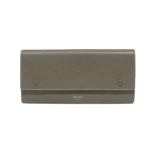 Pre-owned Vintage Leather Wallet - Celine Vintage - Modalova