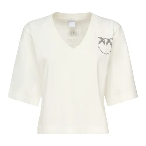 Pinko - Tops > T-Shirts - White - Pinko - Modalova