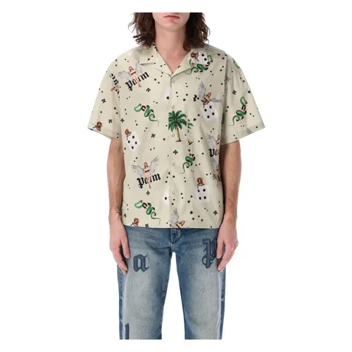 Shirts > Short Sleeve Shirts - - Palm Angels - Modalova