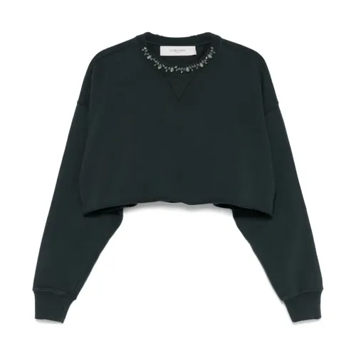 Crystal Embellished Black Sweater - Golden Goose - Modalova