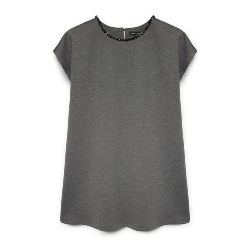 Milano Strickkleid mit Stickerei - Fiorella Rubino - Modalova