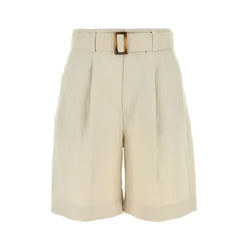 Linen Bermuda Shorts - Woolrich - Modalova