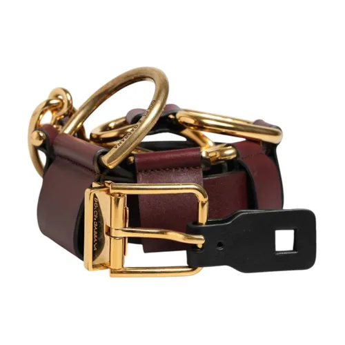 Brown Key Ring Belt Clip - Dolce & Gabbana - Modalova