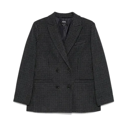 A.p.c. - Jackets > Blazers - Gray - A.p.c. - Modalova