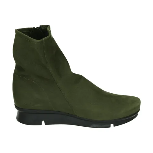 Westernstil grüner Lederschuh - Arche - Modalova