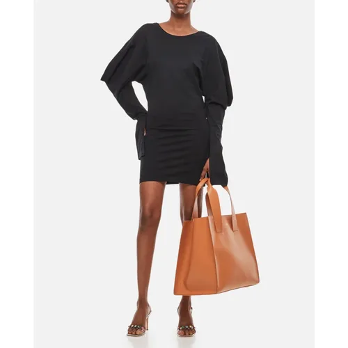 Draped-Detail Mini Dress - Setchu - Modalova