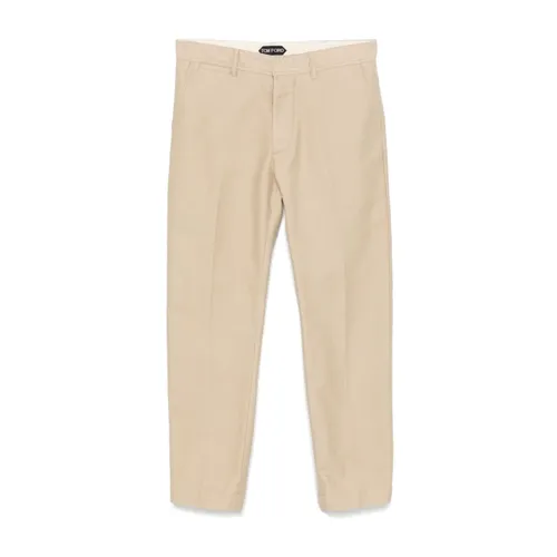 Trousers > Straight Trousers - - Tom Ford - Modalova