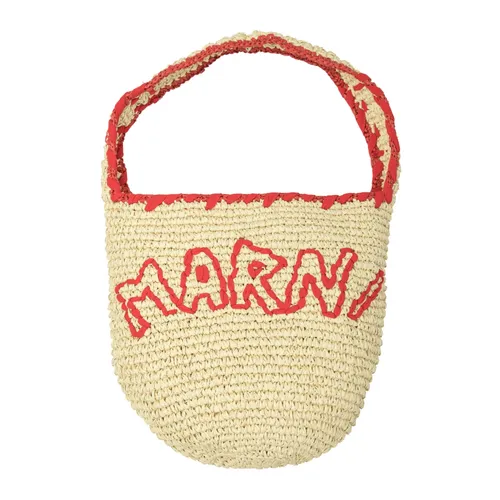 Marni - Bags > Handbags - Beige - Marni - Modalova