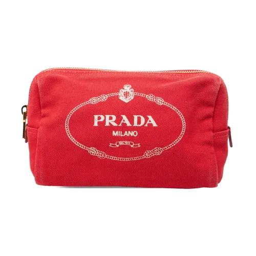 Pre-owned Canvas Pouch - Prada Vintage - Modalova