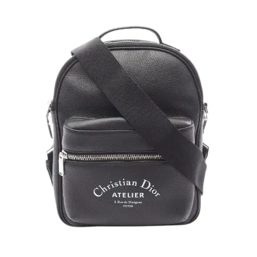 Pre-owned Leather Shoulder Bag - Dior Vintage - Modalova