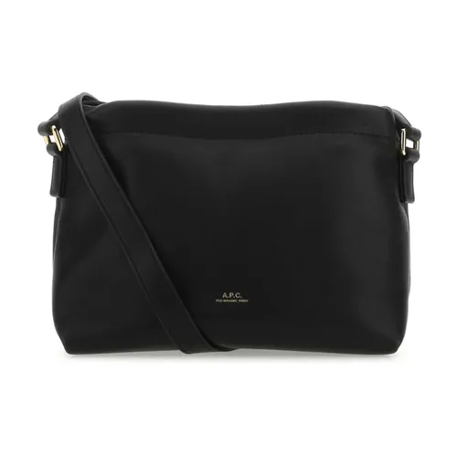 Black synthetic leather Ninon crossbody bag - A.p.c. - Modalova