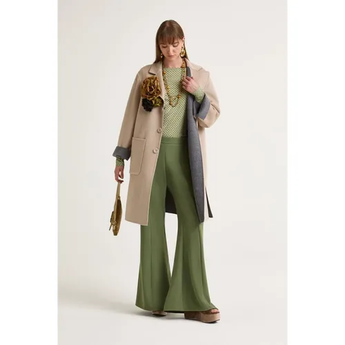 Double Wool Overcoat - Maliparmi - Modalova