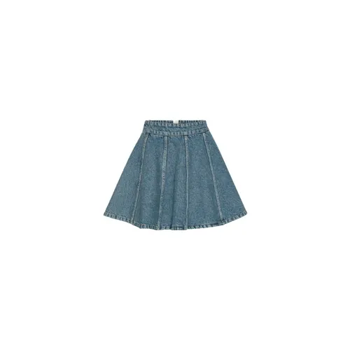 Vintage Blue Denim Mini Skirt - Rotate Birger Christensen - Modalova