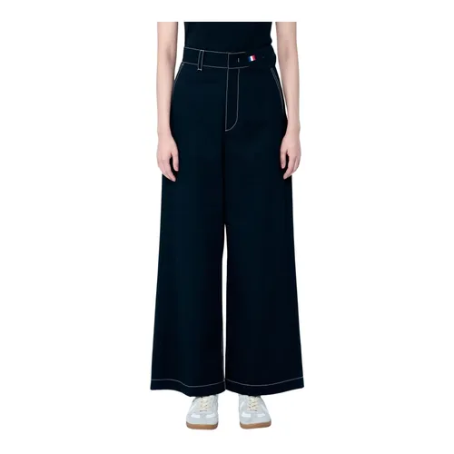 Trousers > Wide Trousers - - Moncler - Modalova