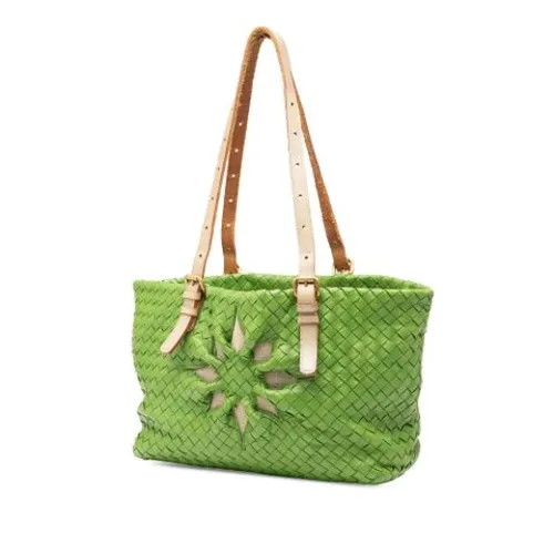 Pre-owned Leather Shoulder Bag - Bottega Veneta Vintage - Modalova
