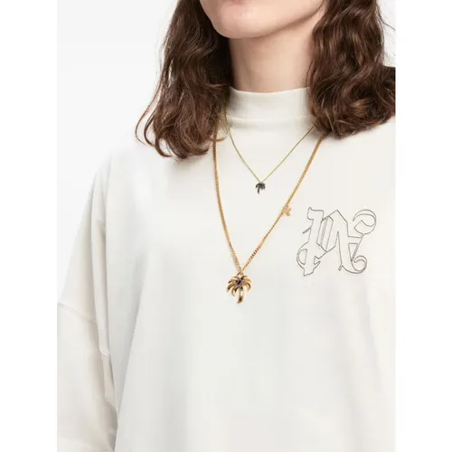 PA Monogram T-Shirt - Palm Angels - Modalova