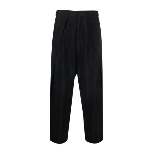 Cropped Cupro Pants Men Italy - Balmain - Modalova