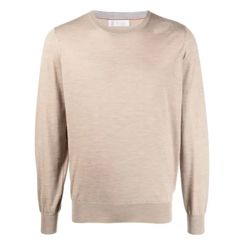 Knitwear > Round-neck Knitwear - - Brunello Cucinelli - Modalova