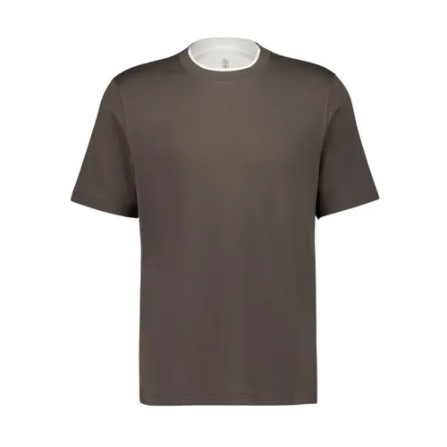 Tops > T-Shirts - - Brunello Cucinelli - Modalova