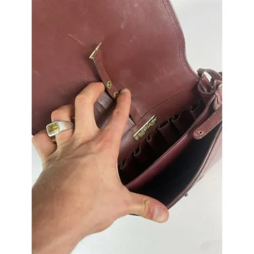 Pre-owned Leather Shoulder Bag - Cartier Vintage - Modalova