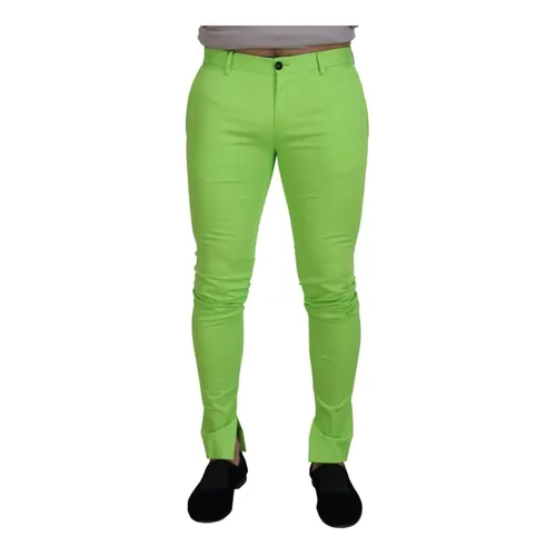 MainLine Collection Light Green Pants - Dolce & Gabbana - Modalova