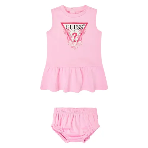 Pink Baby Girls Dress with Knickers - Guess - Modalova