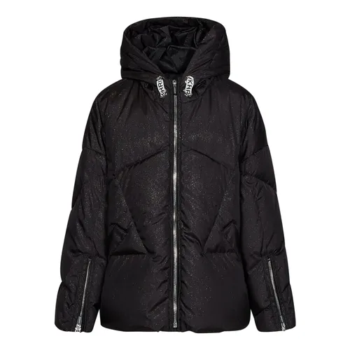 Quilted Down Jacket with Hood - Khrisjoy - Modalova
