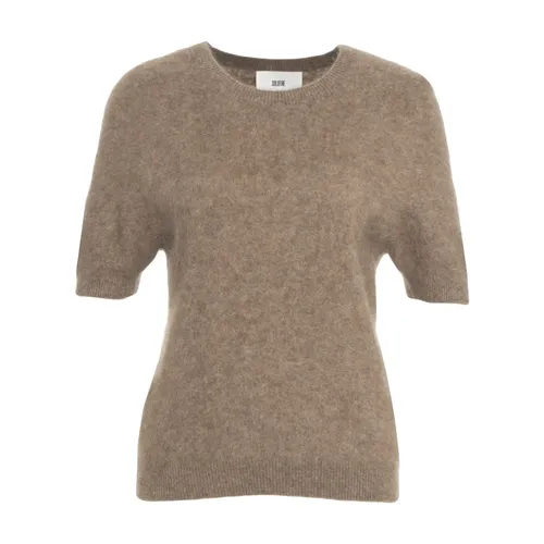 Knitwear > Round-neck Knitwear - - Solotre - Modalova