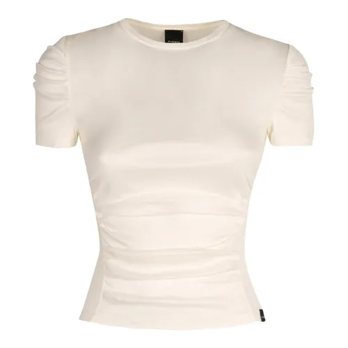 Pinko - Tops > T-Shirts - Beige - Pinko - Modalova
