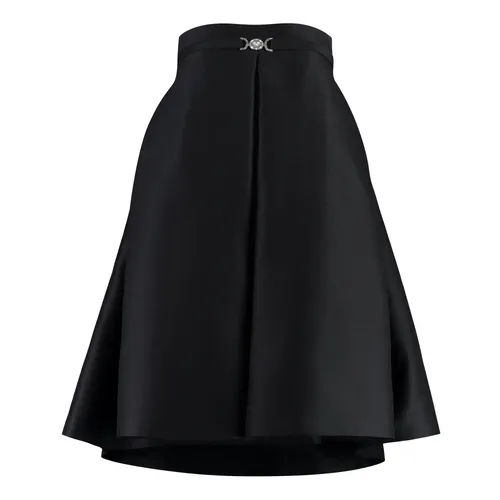 Ärmelloses Kleid mit Falten - Versace - Modalova