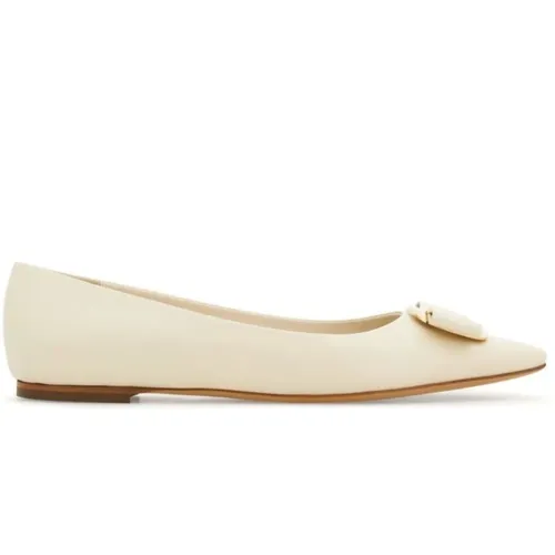 Shoes > Flats > Ballerinas - - Ferragamo - Modalova