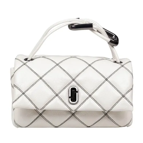 Quilted Leather Shoulder Bag Black White - Marc Jacobs - Modalova