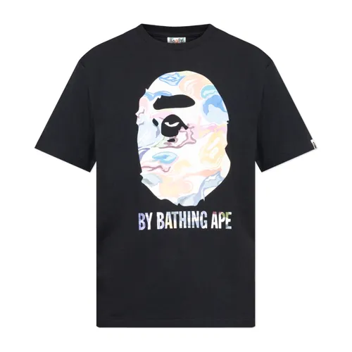 T-Shirt mit Print - A BATHING APE - Modalova
