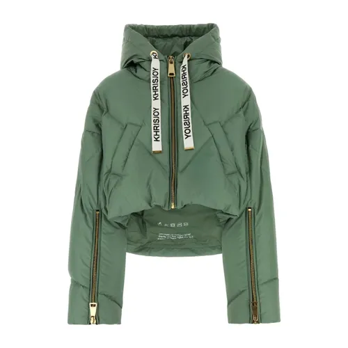 Sage Green Down Jacket - Khrisjoy - Modalova