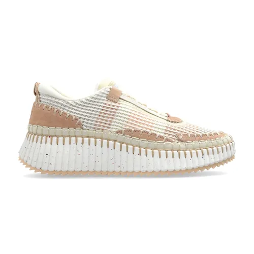 Chloé - Shoes > Sneakers - Beige - Chloé - Modalova