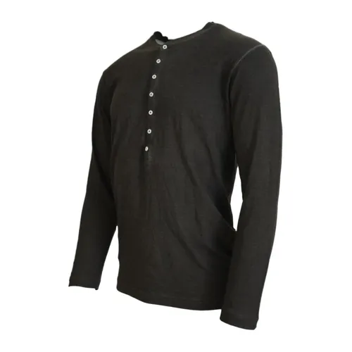 Grey Henley Pullover Sweater - Dsquared2 - Modalova