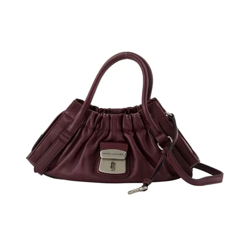 Purple Leather Satchel Shoulder Bag - Marc Jacobs - Modalova