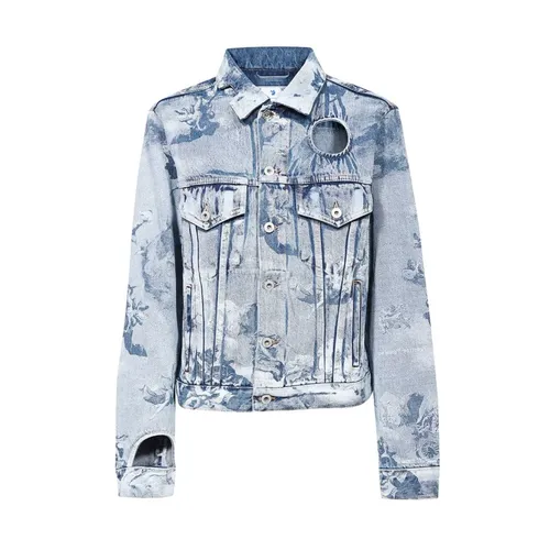 Jackets > Denim Jackets - - Off White - Modalova