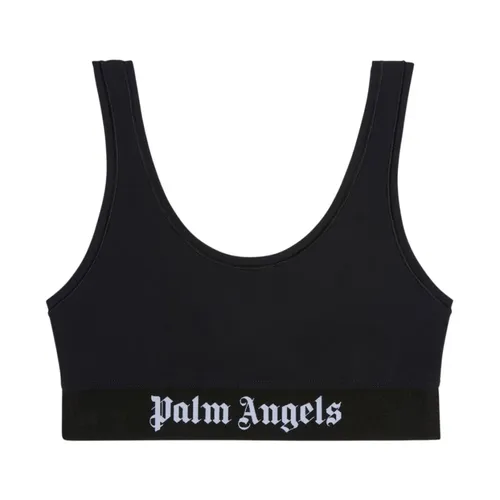 Tops > Sleeveless Tops - - Palm Angels - Modalova